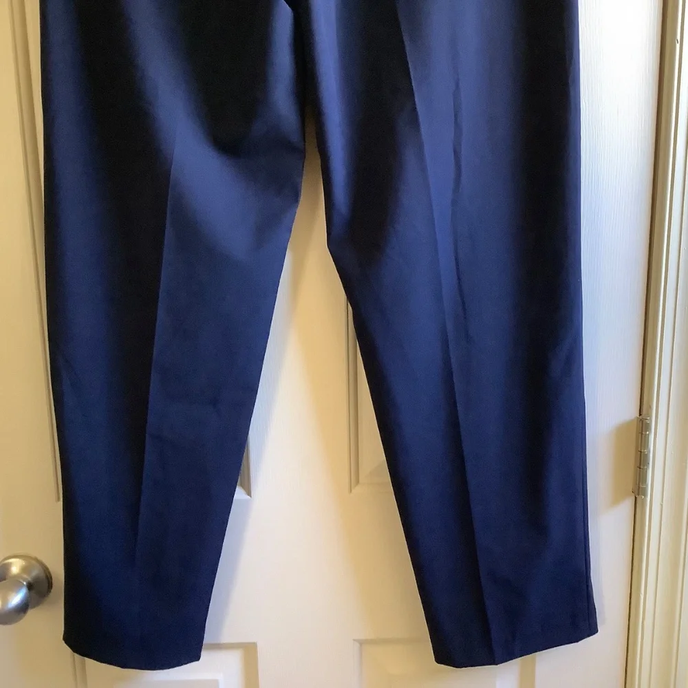 ZARA Suit Pants Slacks Navy Blue SZ 34/31